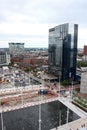Construction work Centenary Square area Birmingham Royalty Free Stock Photo