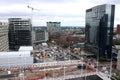 Construction work Centenary Square area Birmingham
