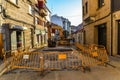 Construction work - Ties - Vigo - Spain Royalty Free Stock Photo
