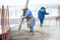 Construction worker concreter Royalty Free Stock Photo