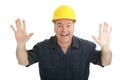 Construction Worker Excitement Royalty Free Stock Photo