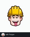 Construction Worker - Expressions - Affection - with Tongue