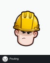 Construction Worker - Expressions - Negative - Pouting