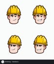 Construction Worker - Expressions - Positive n Smiling - Smirking - Variations