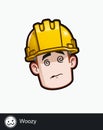 Construction Worker - Expressions - Unwell - Woozy