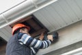 Installation of soffits