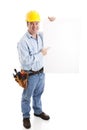 Construction Worker - Sign Royalty Free Stock Photo