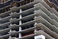 Construction Worker on Unfinished Highrise Royalty Free Stock Photo