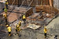 Construction workers in Asia Royalty Free Stock Photo