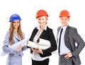 Construction workers group Royalty Free Stock Photo