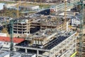 Construction workers on site