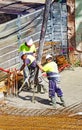 Construction works of a block of flats in Barcelona