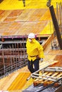 Construction works of a block of flats in Barcelona