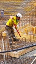 Construction works of a block of flats in Barcelona