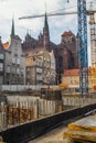 Construction works in old city