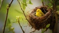 construction yellow warbler