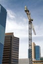 Construction Zone Building Crane in Phoenix, Arizona Royalty Free Stock Photo