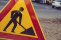 Construction zone Royalty Free Stock Photo