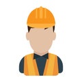 Constructionworker. Vector illustration decorative design Royalty Free Stock Photo