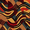 Constructivism art wavy lines background, abstract, backgrounds