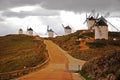 Consuegra windmills Royalty Free Stock Photo