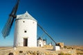 Consuegra windmills in Spain Royalty Free Stock Photo