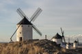windmills. Spain. The Windmills of Consuegra Royalty Free Stock Photo