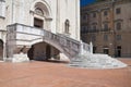 Consuls Palace Staircase. Gubbio. Umbria. Royalty Free Stock Photo