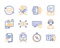 Consultant, Computer keyboard and Corrupted file icons set. Dollar exchange, Approved and Search file signs. Vector