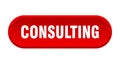 consulting button. rounded sign on white background Royalty Free Stock Photo