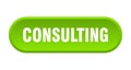 consulting button. rounded sign on white background Royalty Free Stock Photo