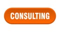 consulting button. rounded sign on white background Royalty Free Stock Photo