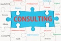 Consulting concept Royalty Free Stock Photo