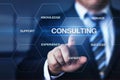 Consulting Expert Advice Support Service Business concept Royalty Free Stock Photo