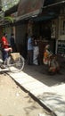 Consumables shop in the street, Maharashtra