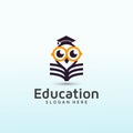 Consume educational content logo design