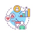 Consumer Behavior Analysis Visual Icon