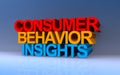 consumer behavior insights on blue