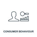 Consumer Behaviour icon. Line style element from loyalty program collection. Thin Consumer Behaviour icon for templates,