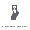 Consumer confidence icon from Consumer confidence collection. Royalty Free Stock Photo