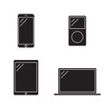 Consumer Electronics icons Royalty Free Stock Photo