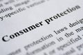 Consumer protection