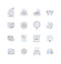 Consumer Relations line icons collection. Feedback , Complaints , Support , Satisfaction , Loyalty , Trust