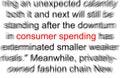 Consumer spending