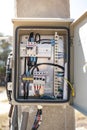 Consumer unit of telephone signal control box subnet