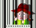 Consumerism addiction Royalty Free Stock Photo