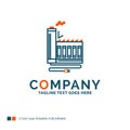 Consumption, resource, energy, factory, manufacturing Logo Desig