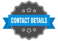 contact details label. contact details isolated seal. sticker. sign