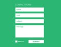 Contact form template