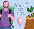 contact free delivery